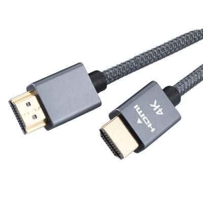 China Factory-direct Car HDMI Cable 4K HDMI Thin Braided High Speed ​​Cable 1.5m for sale