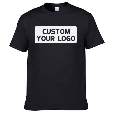 China Viable Custom Unisex T-shirt 100% Premium Cotton High Quality T-shirt Customize Printing Logo Men's O-Neck Blank T-Shirt for sale