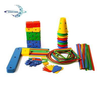 China Children Plastic Sports Toy Combination Toy Educational Game School Plastic Sensory Integration Training for sale