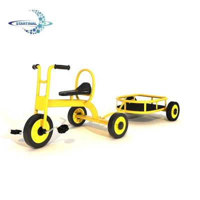 China Ride on Toy Factory Supply Three Wheels Funny Durable Kids Bicycle Tricycle with Trailer for sale