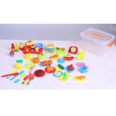 China Family Plastic Interesting Toy Children Play Food Food Set Simulated Cooking Kitchen Toy for sale