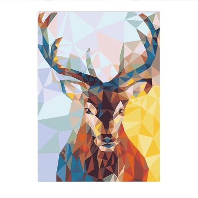 China Custom Square Art Animal Painting Picture Home Decoration Rhinestone 5D DIY Deer Custom Round Diamond Painting Embroidery Mosaic Full Customization for sale