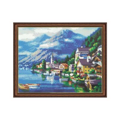 China New Custom Design Handmade Modern Art Work Customization For Living Room Wall Decoration Diamond Painting With Frame For Adults for sale