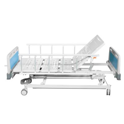 China Hot-products Three Automatic Electric Frame Adjustable Medical Nursing Patient Bed for sale