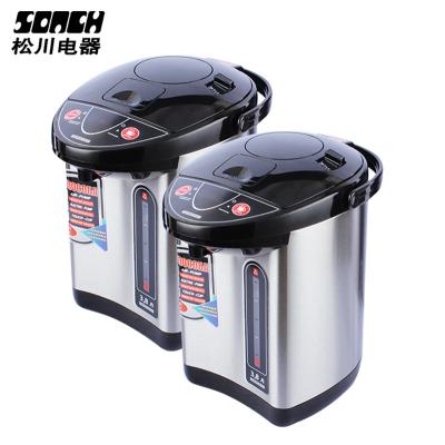 China 360 Degree Rotation Base Factory Directly Sell OEM Free Shipping 3.2L Thermo Electric Pot Kettle And Water Warmer Wholesale for sale