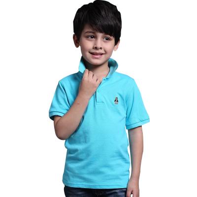 China Custom Made Girls and Boys Cotton T-shirt Children's Polo Compressed Short Sleeve LOGO Plus Size for sale