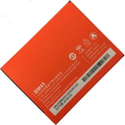 China Factory Directly BM45 Batteries Mobile Phone Battery Phone Battery For Xiaomi Redmi Note 2 for sale