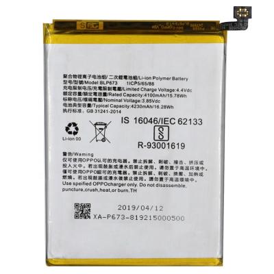 China Original Mobile Phone OEM Replacement 4230mah BLP673 Mobile Phone Battery For OPPO A5 Mobile Phone Battery for sale