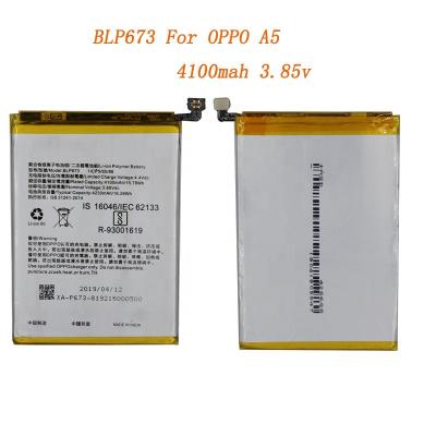 China Original Mobile Phone Cell Phone Battery BLP673 Battery For OPPO A5 4100mAh High Capacity for sale