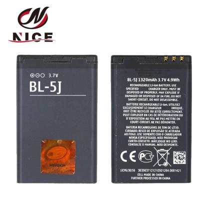 China High Quality Cell Phone 1320mah 3.85V CE FCC Mobile Phone Battery For Nokia BL-5J for sale