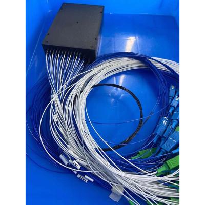 China FTTH FTTB FTTX Network Factory Wholesale 1X64 1550nm Single Mode Fused Fiber Coupler for sale