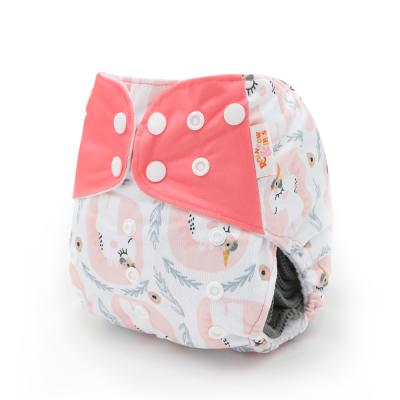 China Printed New Design Famicheer Baby Diaper Pocket 2021 Washable Charcoal Cloth Cotton Diapers New Listing for sale