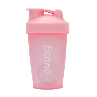 China Viable Sports 400ml Sports Bottle Gym Protein Powder Plastic Shaker Bottle Reusable Plastic Water Bottle Sports for sale