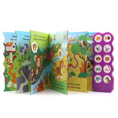 China paper & High Quality Cardboard Maker Children Books Full Color Customized Kids Hardcover Book Panel Book Printing for sale