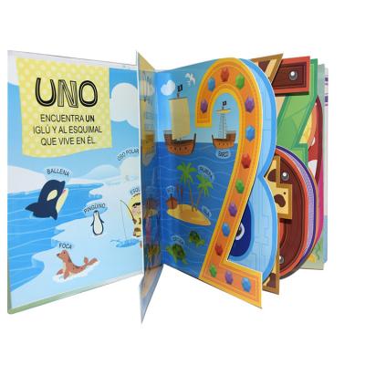 China paper & Cardboard Personalized Children's Book Cardboard Reading Hardcover Printing for sale