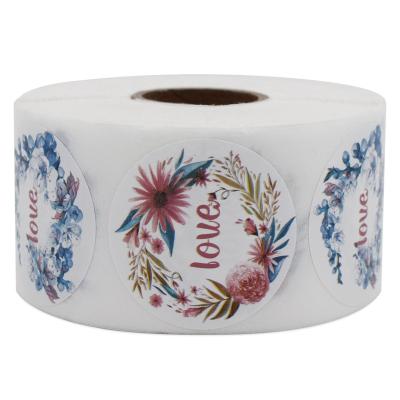 China Scratch Off White Custom Logo Self Adhesive Sticker Printing Jewelry Label Roll for sale