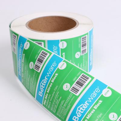 China Custom Printing Stickers Waterproof Waterproof Adhesive Vinyl Paper Product Color Design for sale