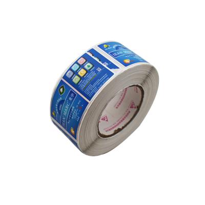 China Best Quality Waterproof Label Printing Self Adhesive Package Sticker Roll For Cosmetics for sale