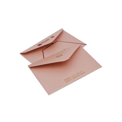 China Custom Recycled Materials Size Logo Card Pearl Paper Wedding Invitation Packaging Recycled Envelopes For Photo for sale