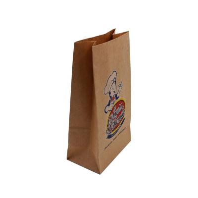 China Recyclable Custom Bags With Logos Printed Eco Gift Packaging Food Kraft Paper Brown Paper Bag for sale