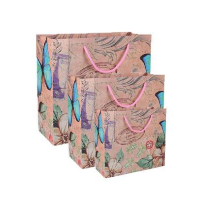 China Recyclable Custom Hard Cardboard Paper Bag Kraft Paper Bag For Clothing for sale