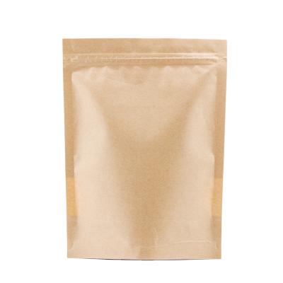 China Recycled Materials Waterproof Kraft Paper Bag Kraft Paper Bag For Food for sale