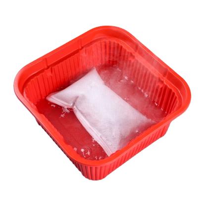 China Disposable Plastic Food Salad Packaging With Tray Plastic Divided Food Tray for sale