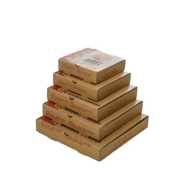 China High Quality Recyclable Custom Made Ccustom Logo Paper Pizza Box Printed Italian Pizza Box 10 Inch Simple Pizza Boxes for sale