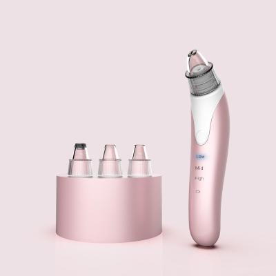 China Hot Selling Acne Treatment Blackhead Acne Removal Device High Frequency Vibration Face Pore Vacuum Blackhead Clean Remover for sale