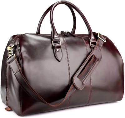 China Hot-selling anti-theft travel big bag leather handmade vintage work bag men for sale