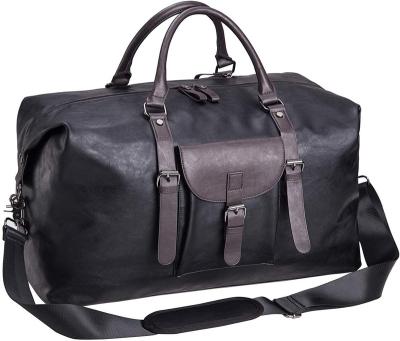 China Large Anti-theft Waterproof Leather Duffel Bag Travel Duffel Bag For Men Or Women for sale