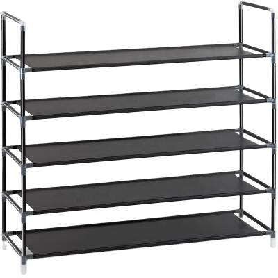 China (Size)NEW Adjustable Modern Portable 10 Tier Storage Shoe Rack Clothes Shoe Rack Organizer Cabinet for sale