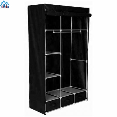 China (Size)Adjustable Cheap Folding Non Woven Fabric Cloth Folding Wardrobe Closet for sale