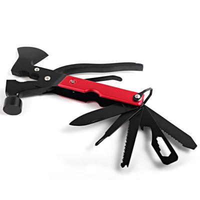 China Unrated Compact All-in-one Design Foldable Hatchet With Multi Tool Multi Functions Hammer for sale