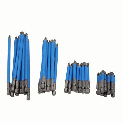 China Polypropylene Phillips Set PH2 10pc S2 Wind Bit Non-slip Screwdriver Bit Strong Magnetic Screwdriver Bit for sale