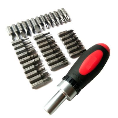 China Adjustable Manufacturers Wholesale Interchangeable 34 Screwdriver Ratchet Wrench Bits Joint Combination Set Support Customized for sale