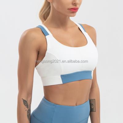 China New 2021 Wholesale Yoga Bra Exercise Bra High End Shock Resistant Running Gym Crop Top High Strength Breathable for sale