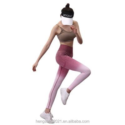 China 2021 Fitness Viable Tight Yoga Bra Quick Dry Seamless Top Hanging Dyed Exercise Yoga Bra for sale