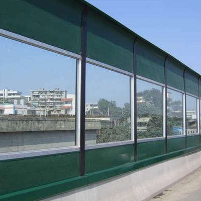 China Hochflexible, schlagfeste, durchsichtige Schallschutzwand aus Polycarbonat zu verkaufen