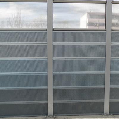 China Highway 100% Virgin Acrylic Sheet Noise Sound Barrier Fence Translucent zu verkaufen