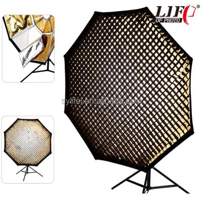 China Gold and silver reflective tissue soft gold rubber fabric profession model STB box/silver multi layer softbox softbox for flashlight wholesale made in china for sale