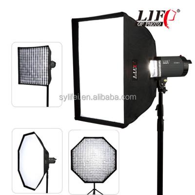 China Lychee pattern profession model LFGB soft box softbox for flash lamp octagonal softbox have thermovent can add grid wholesale made in china for sale