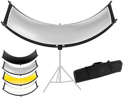 China Portable U-Shape Curved Reflector Panel 60x180cm Photographic Equipment For Photo Studio for sale