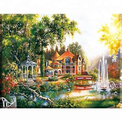 China Full Customization Wholesale Price Painting Kit Landscape Drill Diamond Painting For Home Decoration for sale