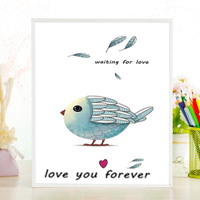 China American Educational White Custom Mini Frame Diamond Mini Design Wholesale Price Birds Painting Children Educational Toy DIY for sale