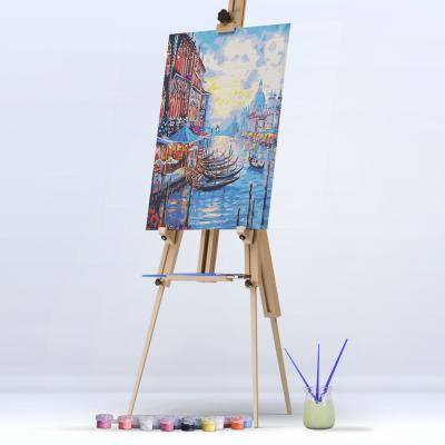 China Customizable Designed Environmental Materials Handwork 40x50 Wall Art Home Decor Venice Cityscape DIY Oil Painting Gift Kits for sale