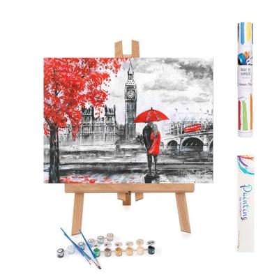 China Environmental Materials Dropshipping 40x50cm Adult Painting By Number Modern Wall Painting For Home Decor for sale