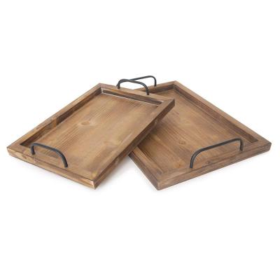 China Eco - Friendly Handmade Rustic Wooden Food Pallets For Farmhouse Decor for sale