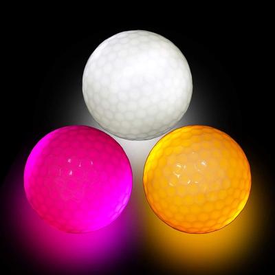 China No Timer Light Activated Smelling Night Luminous LED B82-33 Glowing Golf Balls for sale