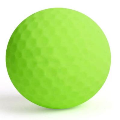 China Core+surlyn Cover 2-Pieces Matte Finished Long Distance Rubber Golf Balls for sale